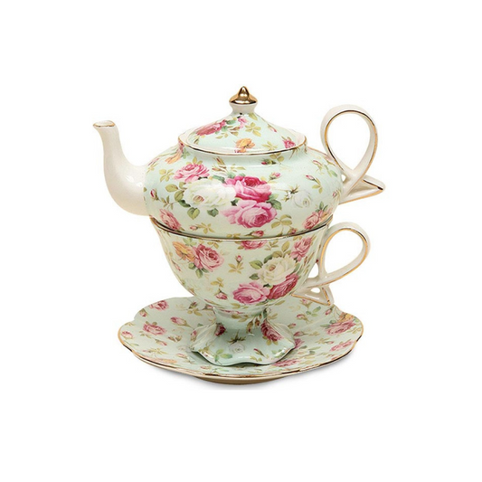 Tea For One Set - Rose Chintz