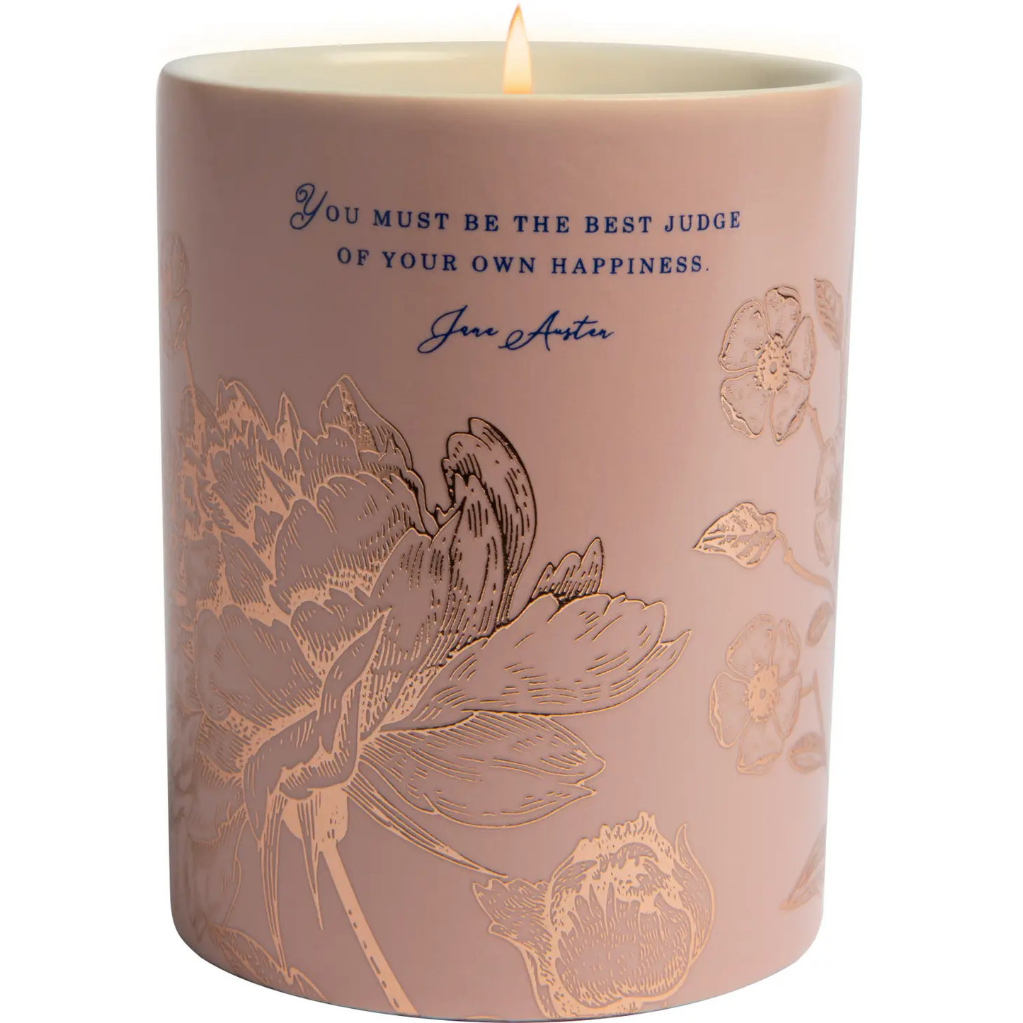 Scented Candle - Ceramic Jane Austen "Be the Best Judge" 8.5 oz