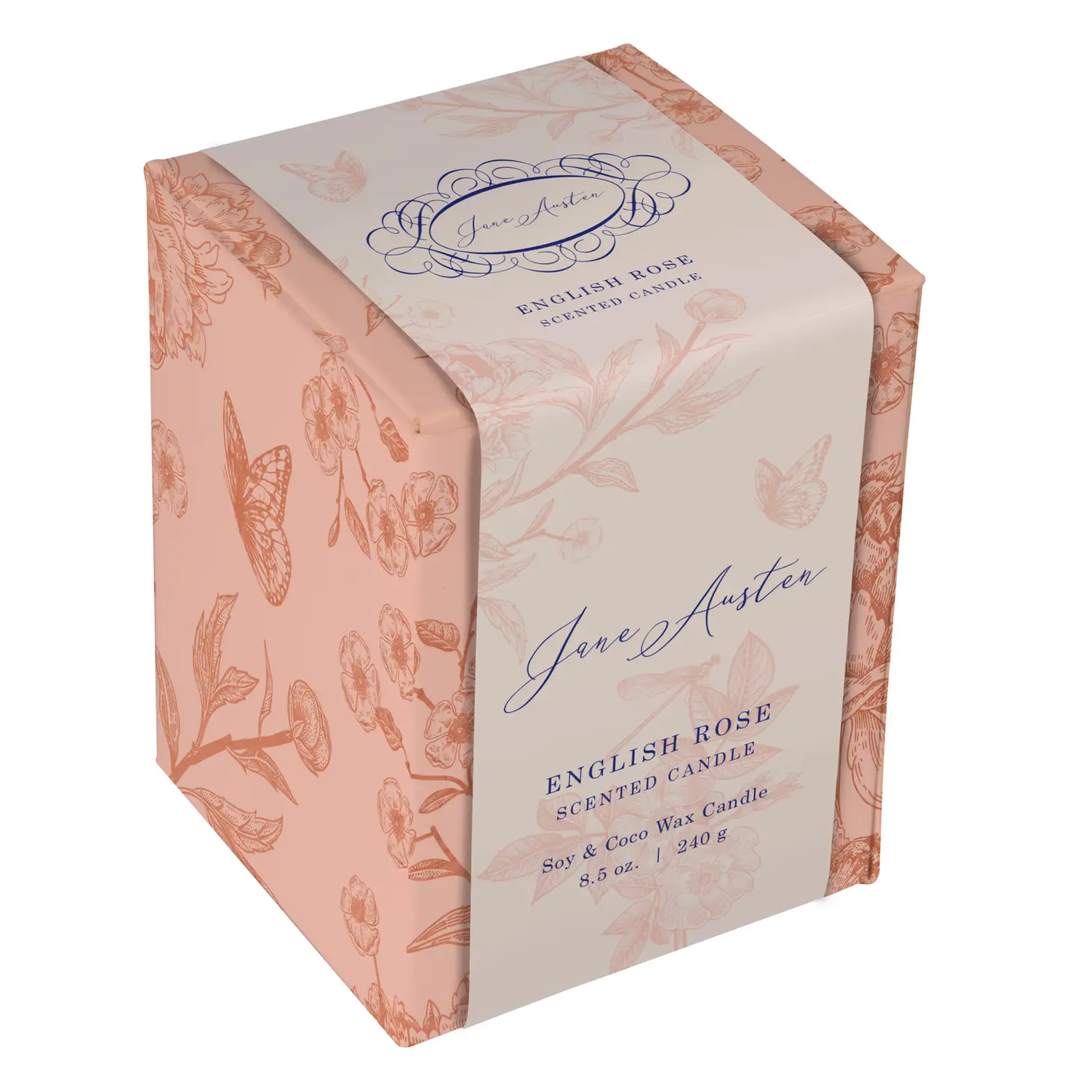 Scented Candle - Ceramic Jane Austen "Be the Best Judge" 8.5 oz