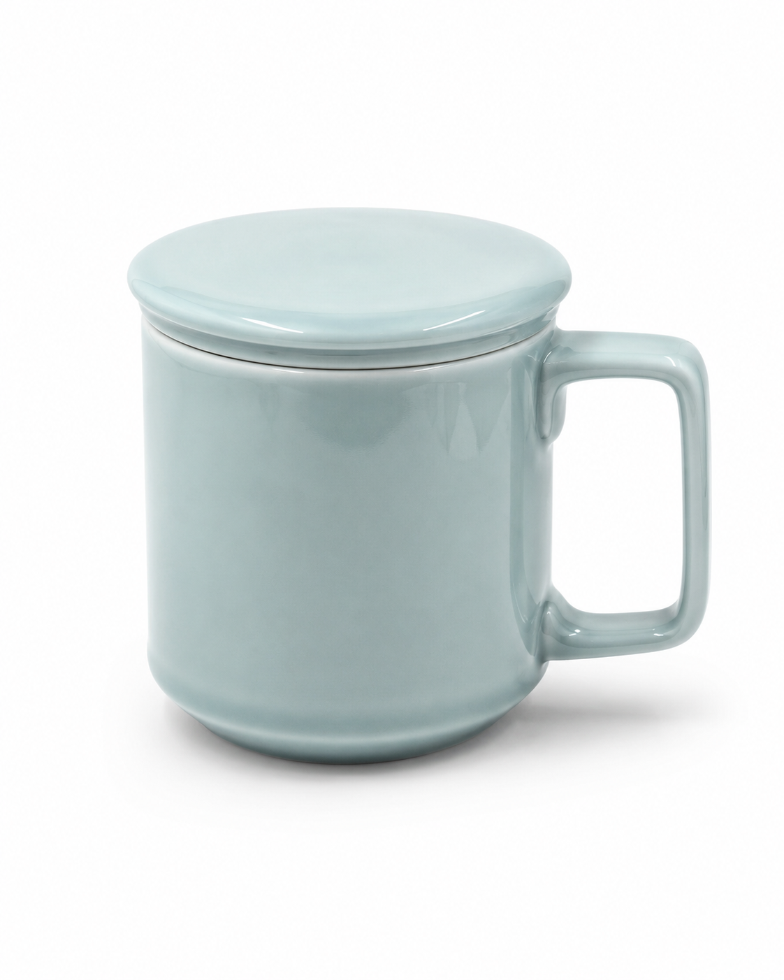 Brew In Mug - Modern Ceramic Tea Infuser Mug Set with Lid