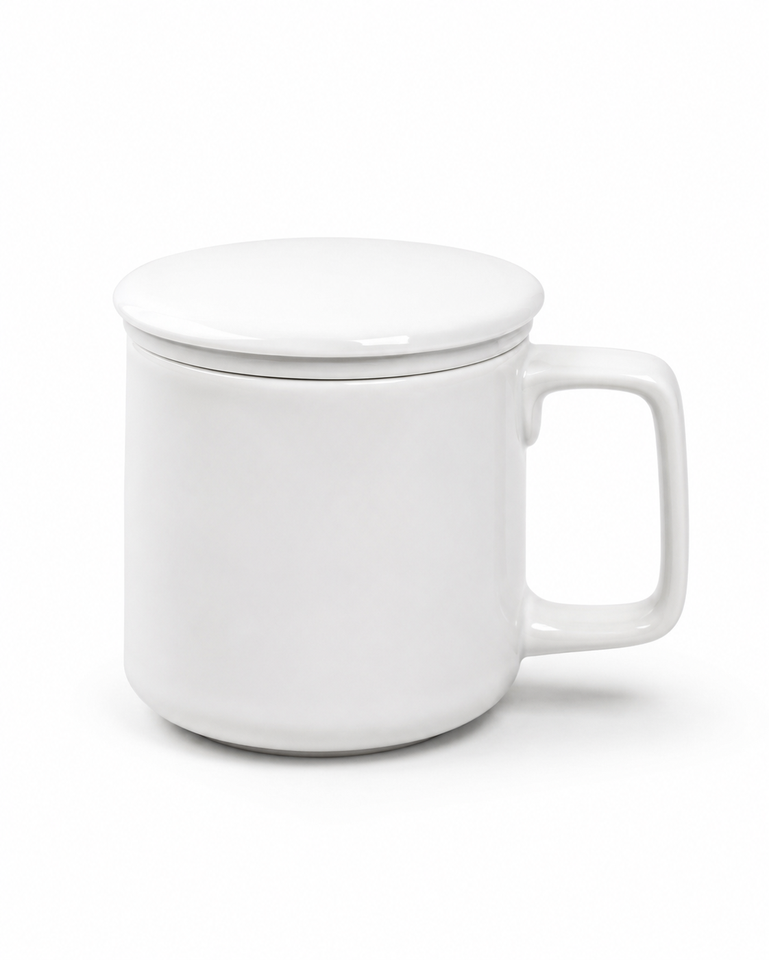 Brew In Mug - Modern Ceramic Tea Infuser Mug Set with Lid