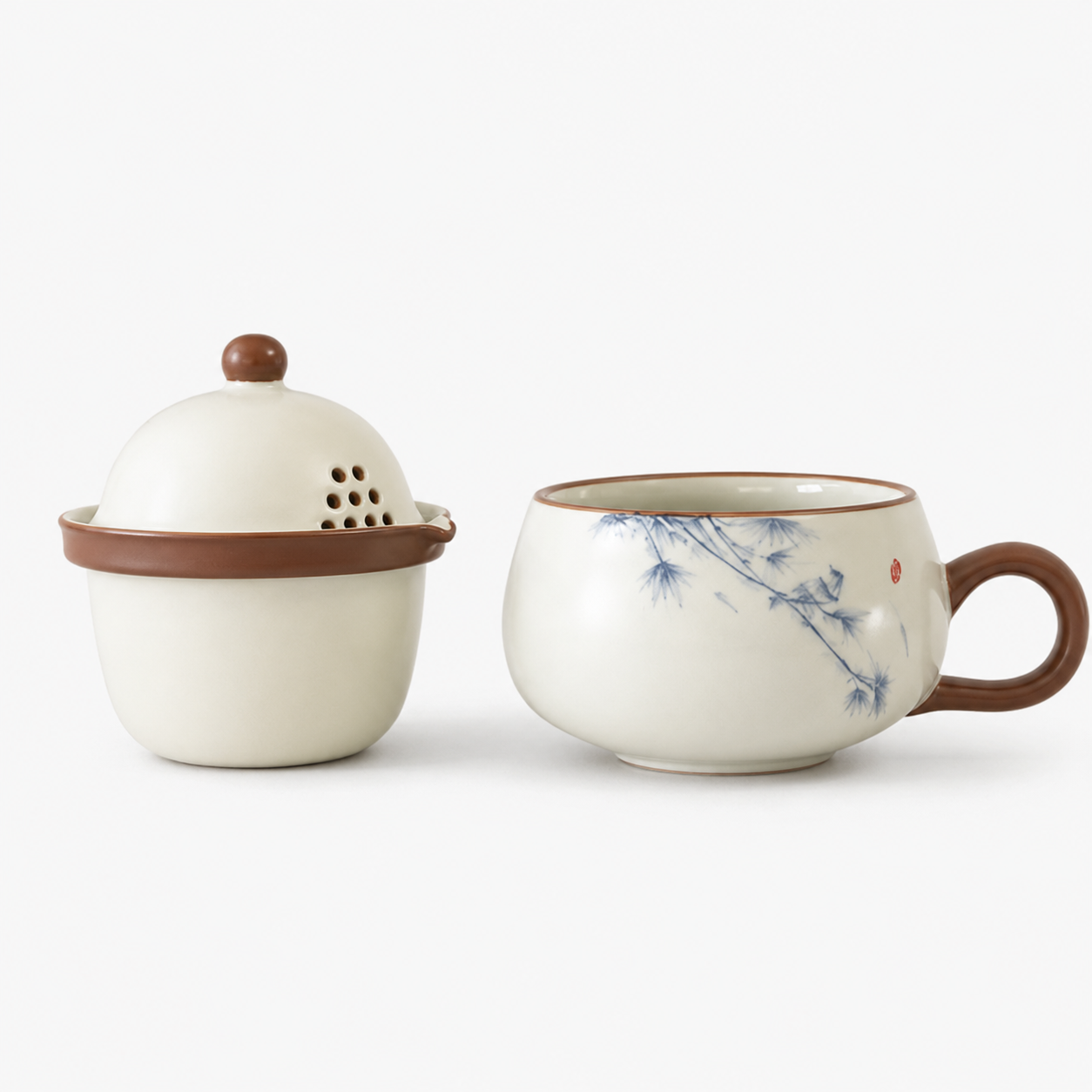 Tea Travel Set - Tea Infuser Cup with Handle