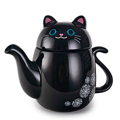 Teapot - Whiskers Charm Cat 22floz