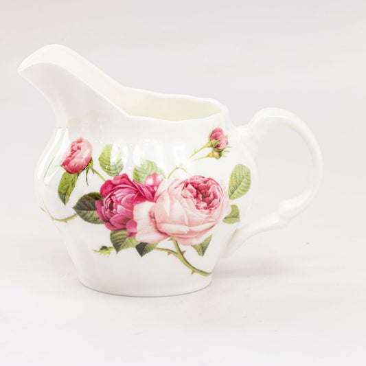 Creamer and Sugar Set - Pink Rose