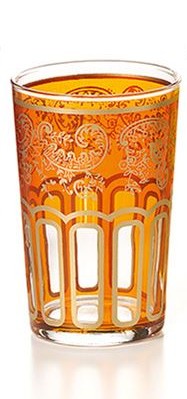 Moroccan Tea Glass - Marrakech Majesty 4.1 fl. oz. (0.12 l)