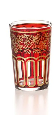 Moroccan Tea Glass - Marrakech Majesty 4.1 fl. oz. (0.12 l)