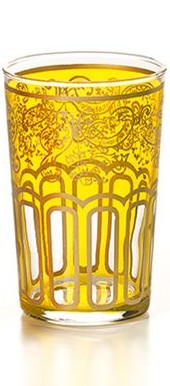 Moroccan Tea Glass - Marrakech Majesty 4.1 fl. oz. (0.12 l)