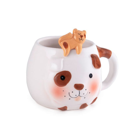 Mug-Animal Character With Spoon -14 fl oz