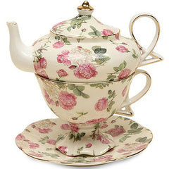 Tea For One Set - Rose Chintz