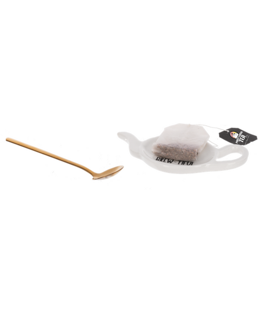 Tea Bag Holder and Spoon Set