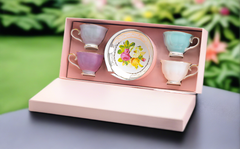 Tea Set - Rose Bouquet Demi Cup & Saucer
