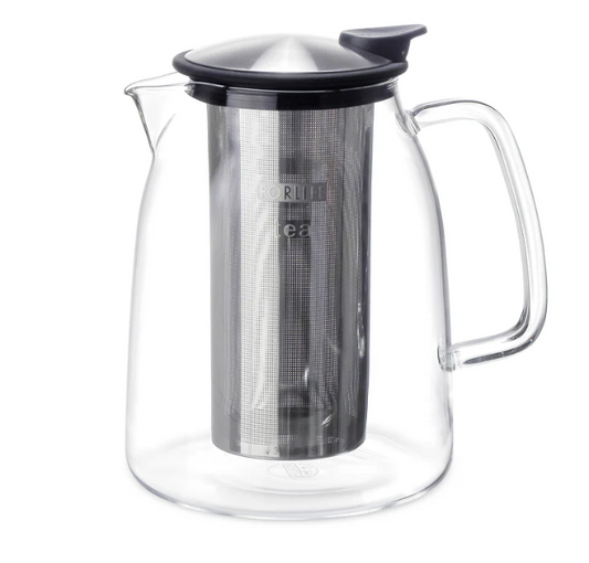 Brew In Tea Maker-Flask Glass Tea Maker 68 oz