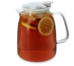 Brew In Tea Maker-Flask Glass Tea Maker 68 oz