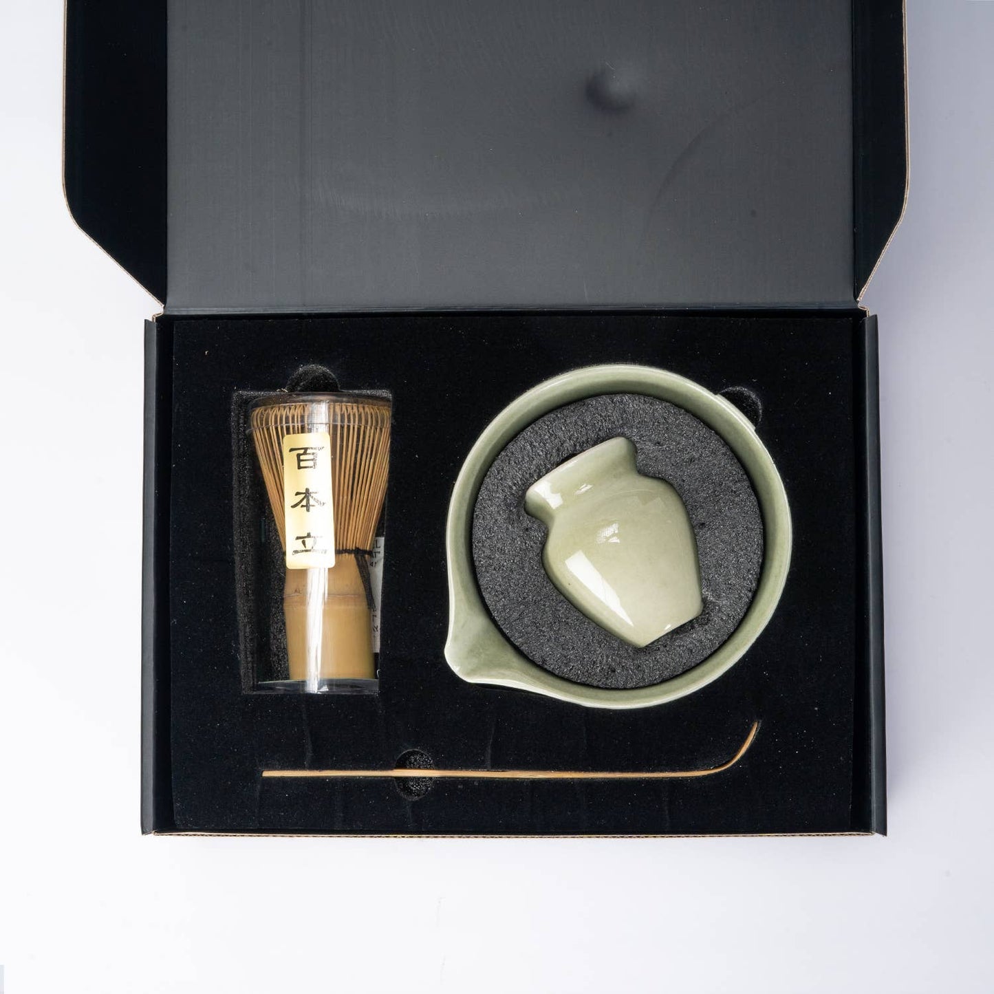 Matcha Tea Set -Bowl, Whisk, Spoon and Stand