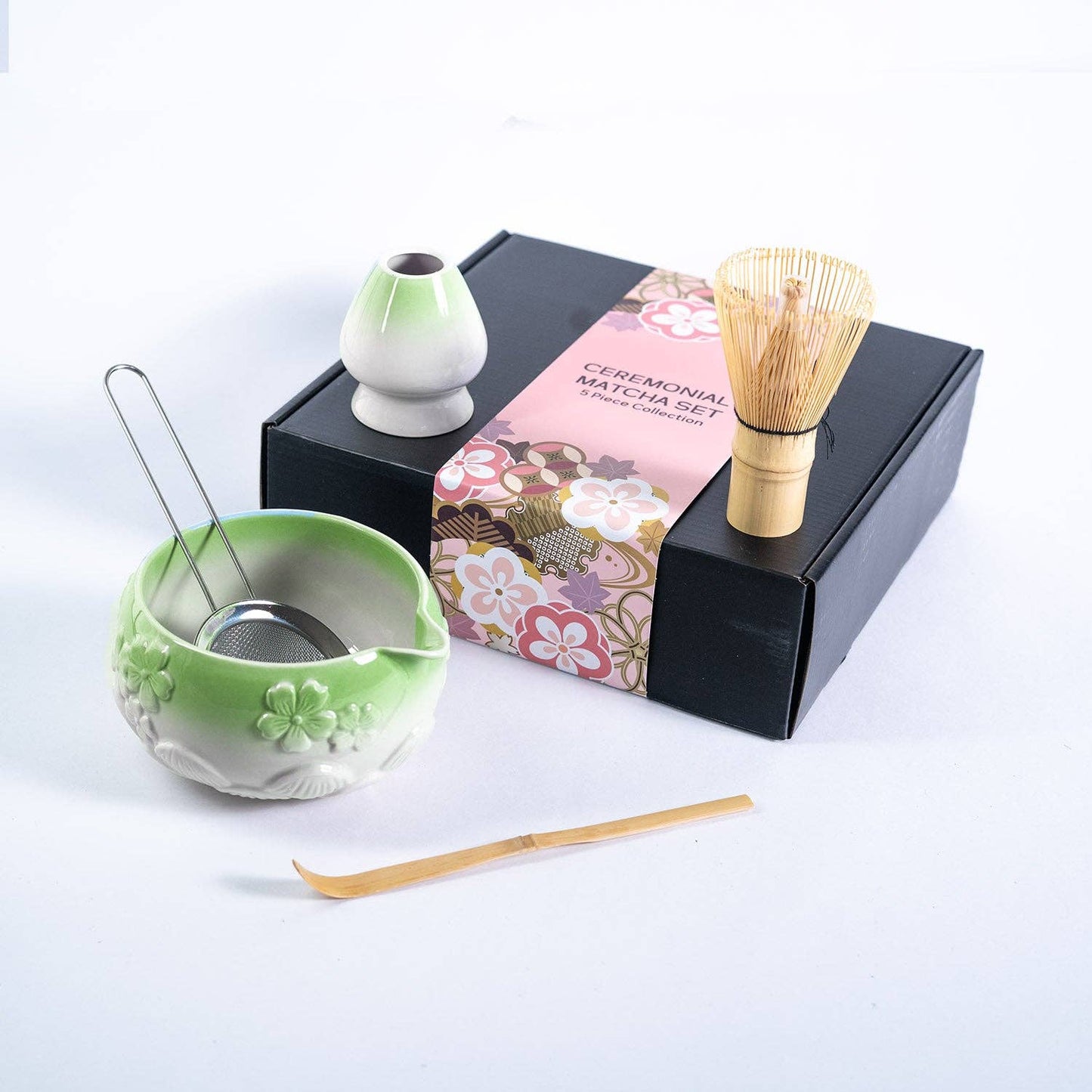 Matcha Tea Set - Sakura 5 Piece