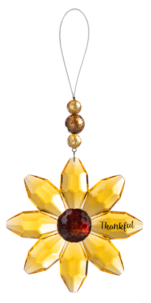 Decor - Autumn Sunflower 6"5"