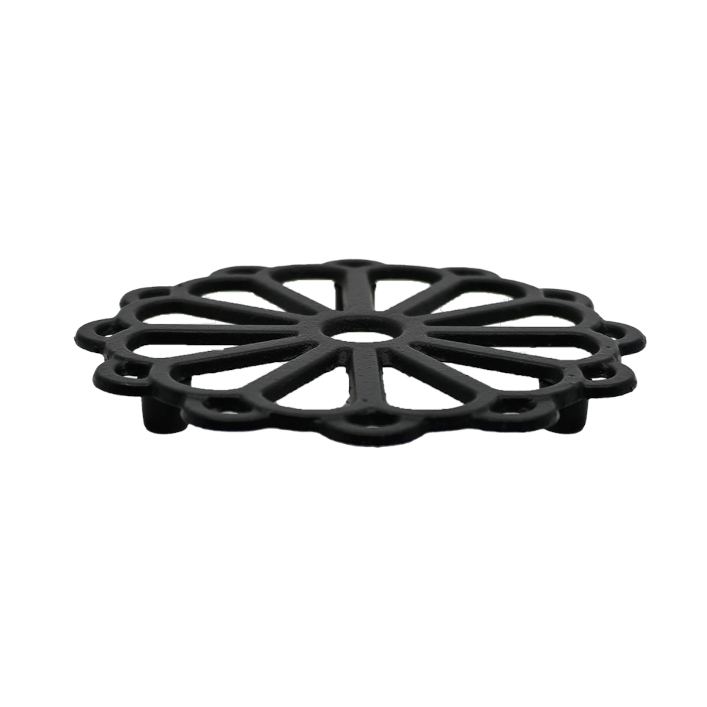 Teapot Trivet Stand 5.3"D Cast Iron