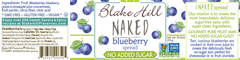 Spread - Naked Blueberry No Added Sugar  10.4oz