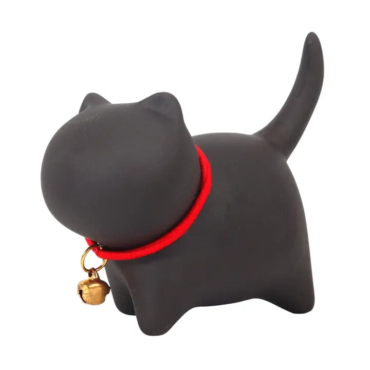 Tea Pet  - Lucky Bell Cat 2.25"H