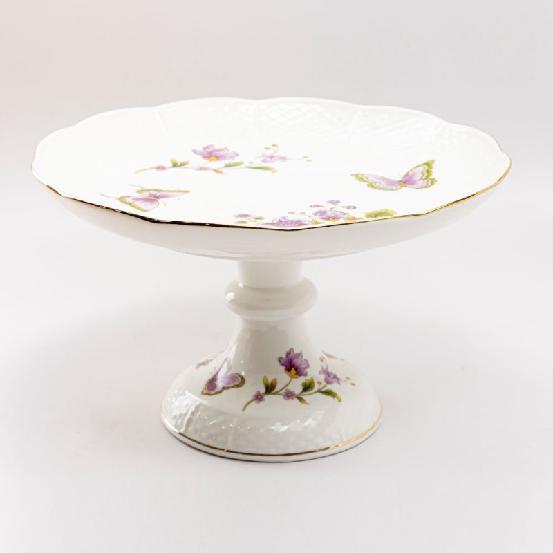 Decorative Cake Stand - Purple Butterfly (9 ")