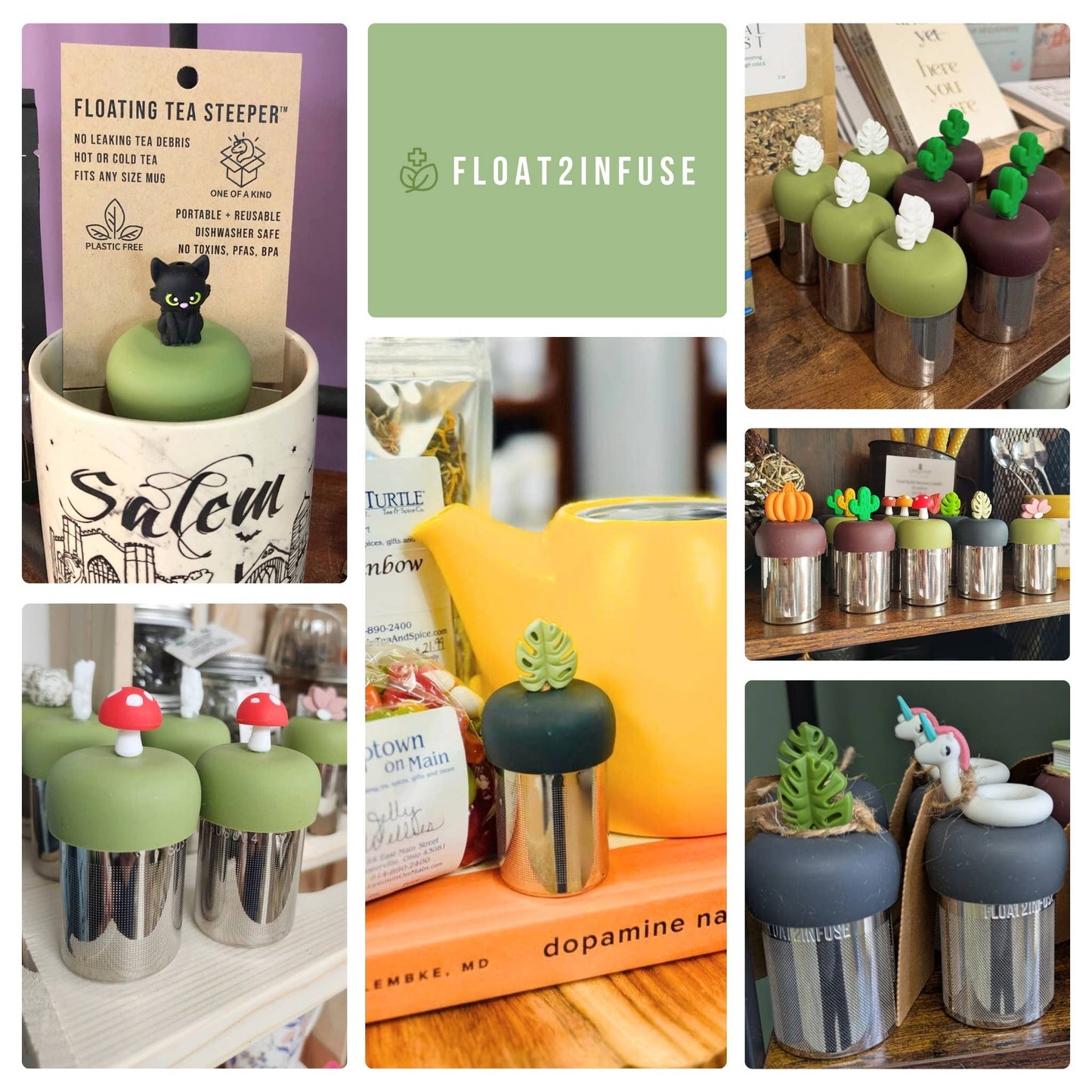 Tea Infuser - Floating Cow