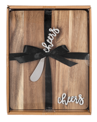 Cutting Board With Decorative Spreader