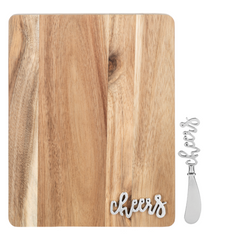 Cutting Board With Decorative Spreader