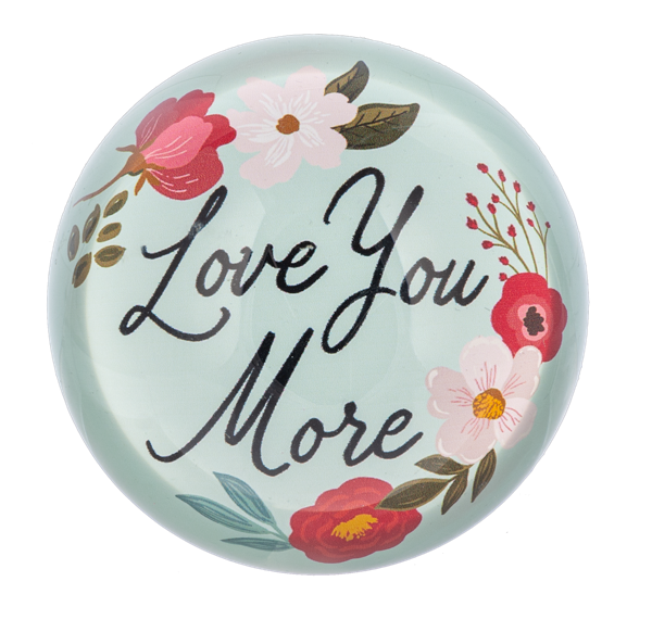 Paperweight  -  Love in Bloom Glass