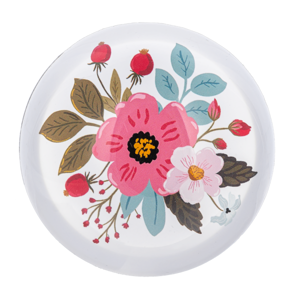 Paperweight  -  Love in Bloom Glass