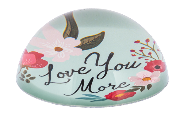 Paperweight  -  Love in Bloom Glass
