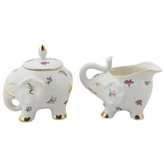 Creamer and Sugar Bowl Set - Happy Elephant