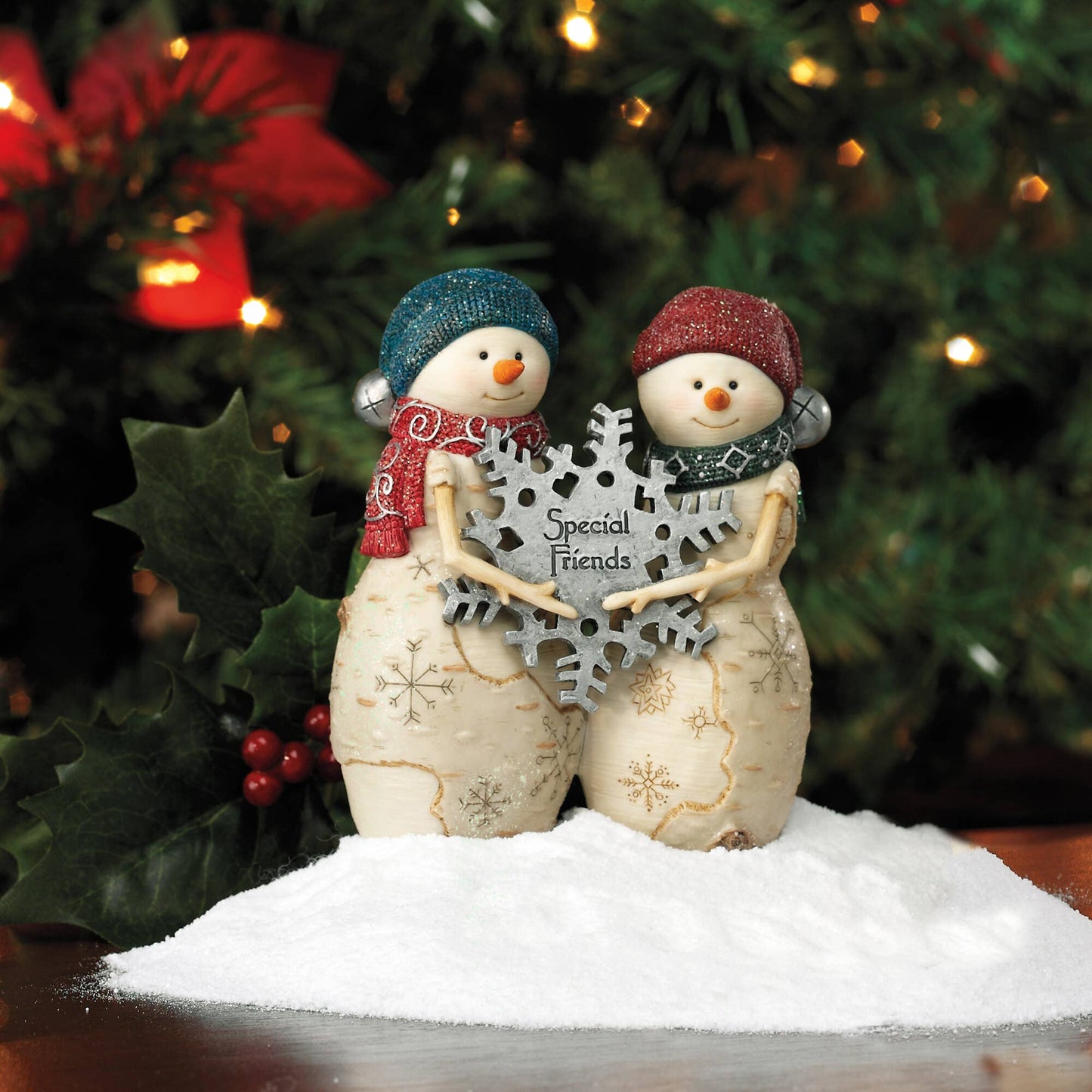 Decor - Special Friends - 4.5" Snowmen w/Snowflake