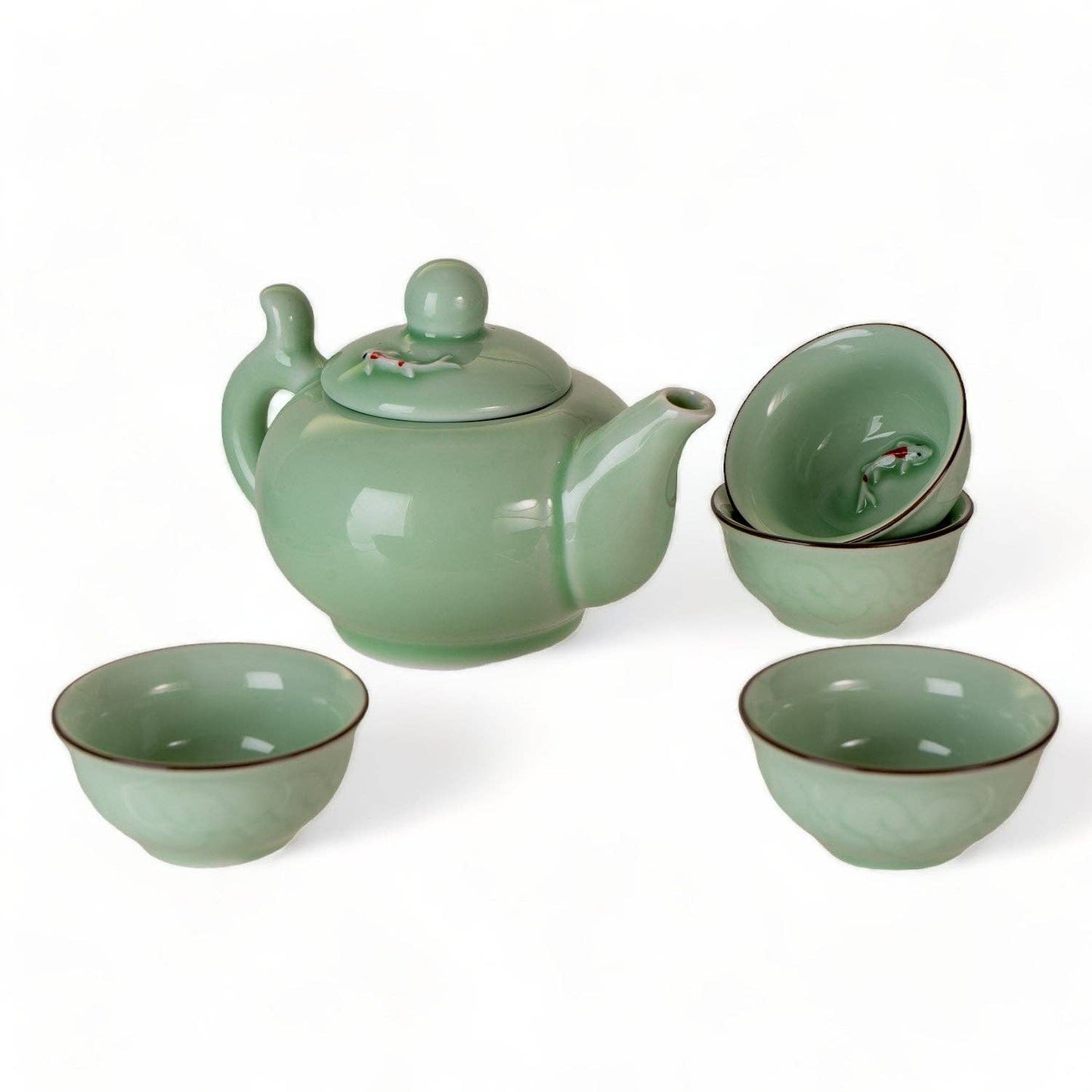 Tea Set - Japanese Koi Fish Kung Fu ( 8oz)