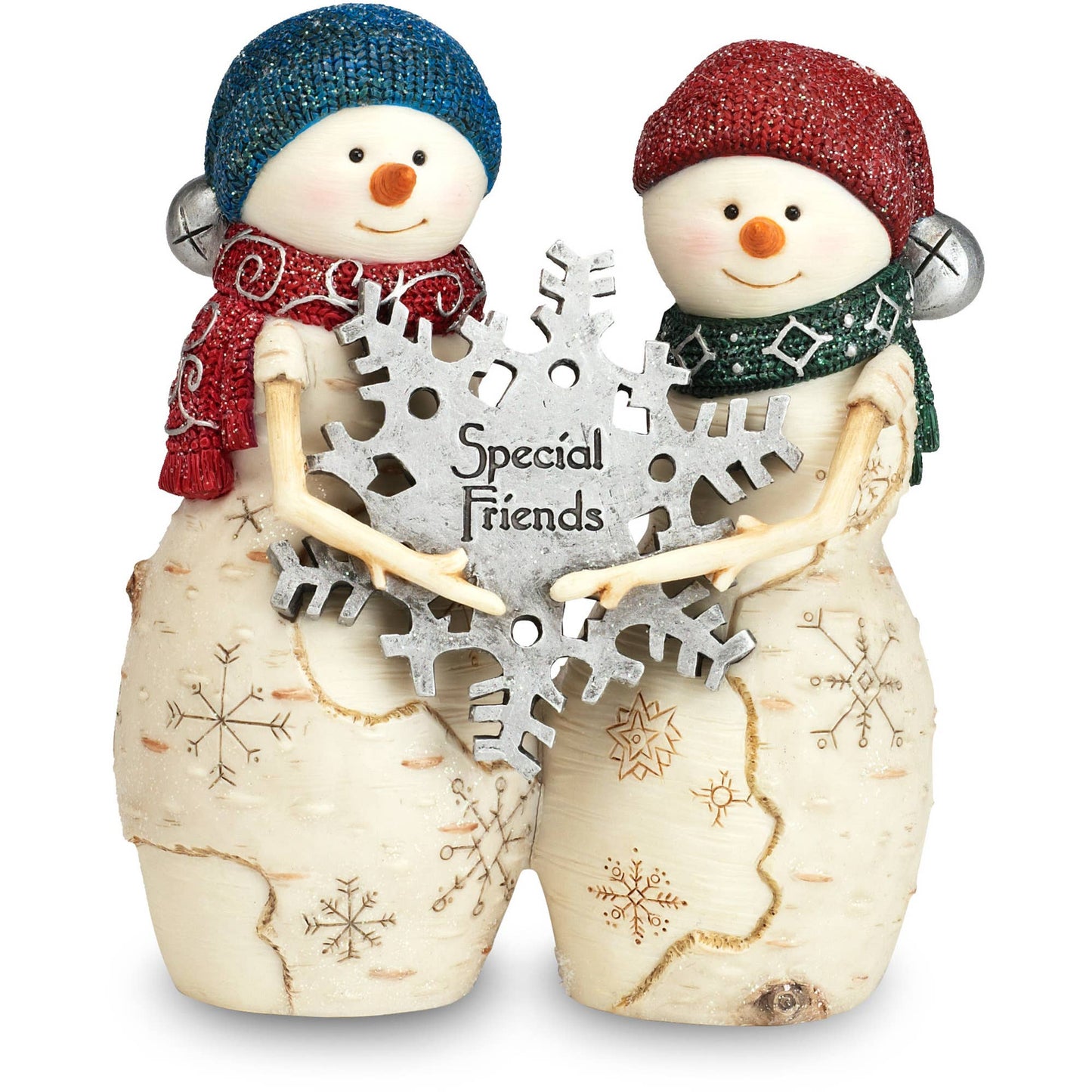 Decor - Special Friends - 4.5" Snowmen w/Snowflake