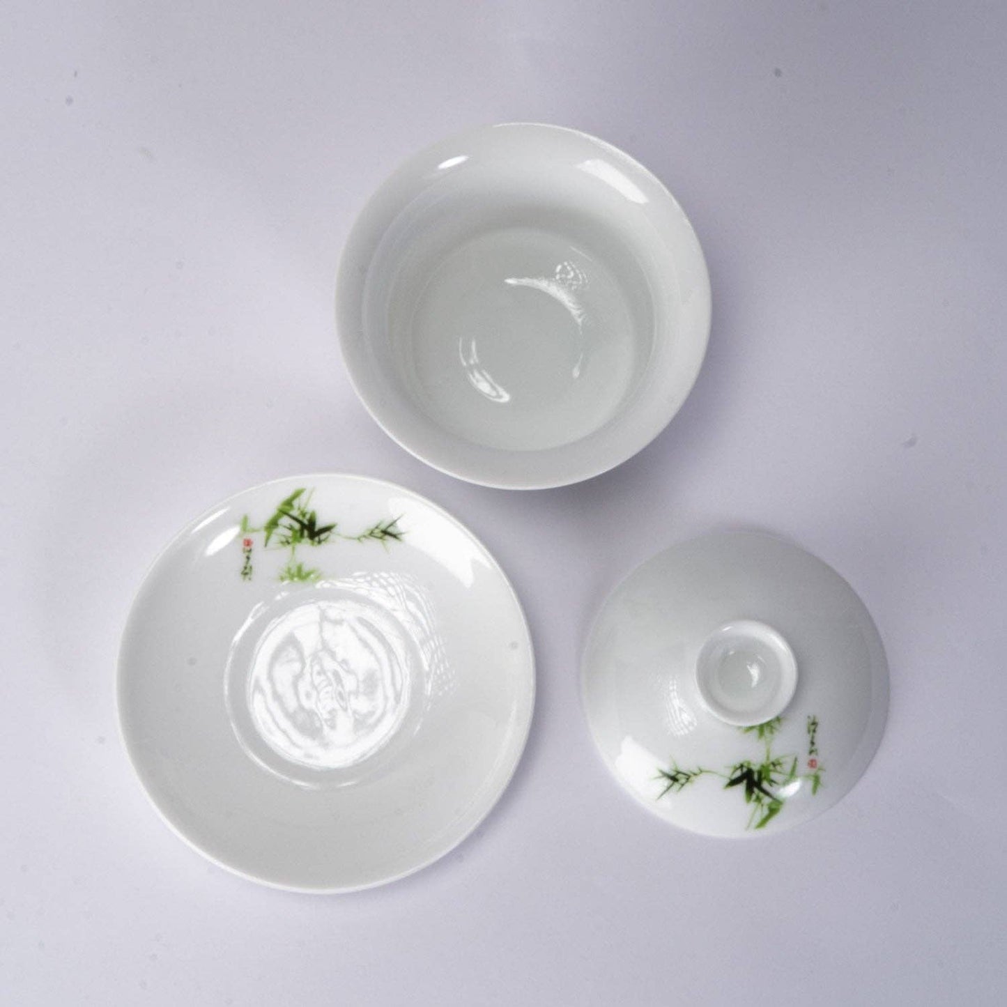 Gaiwan - Tea Brewing Cup with Lid Bamboo 5oz (150ml)
