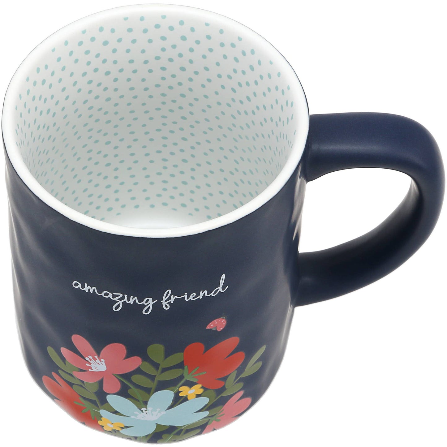Mug - Amazing Friend Floral Stoneware – 17 oz