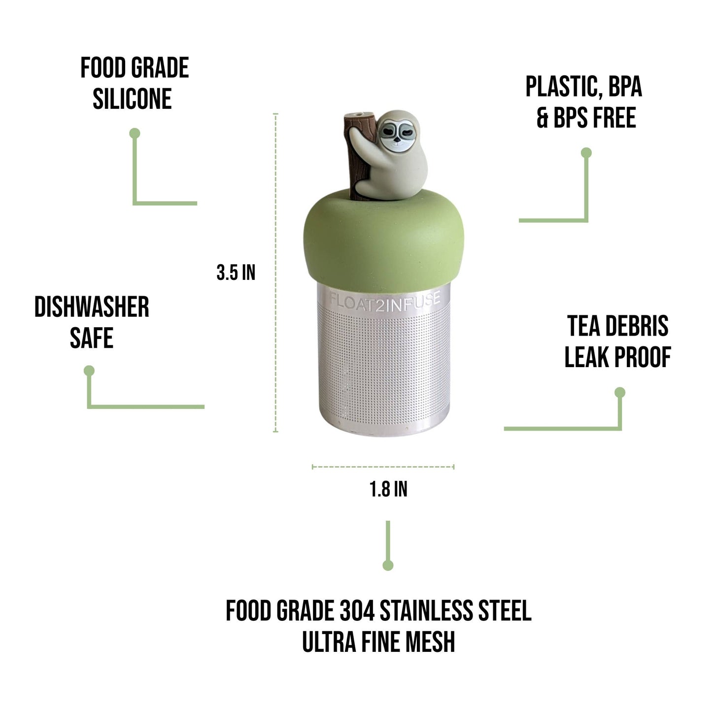 Tea Infuser - Floating Sloth