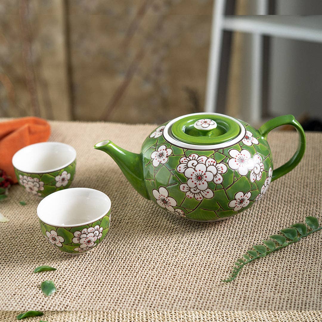 Teaset - Ume Plum Blossoms Green Tea Set 26oz