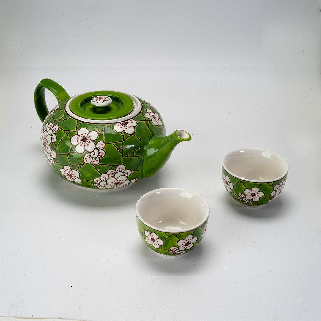 Teaset - Ume Plum Blossoms Green Tea Set 26oz
