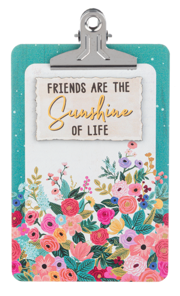 Decor - Blooming Encouragement Clipboard Plaques