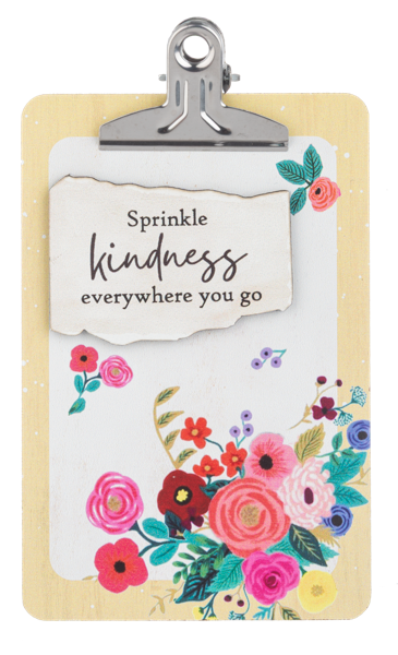 Decor - Blooming Encouragement Clipboard Plaques