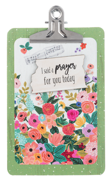 Decor - Blooming Encouragement Clipboard Plaques