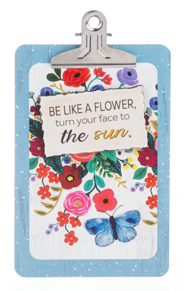 Decor - Blooming Encouragement Clipboard Plaques