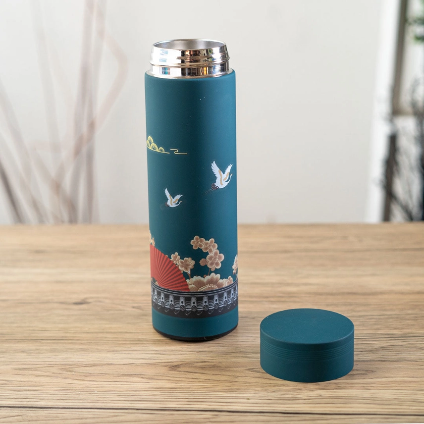 Travel Thermos -  Vacuum Insulated  17oz