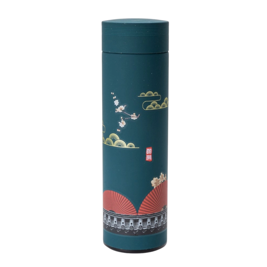Travel Thermos -  Vacuum Insulated  17oz