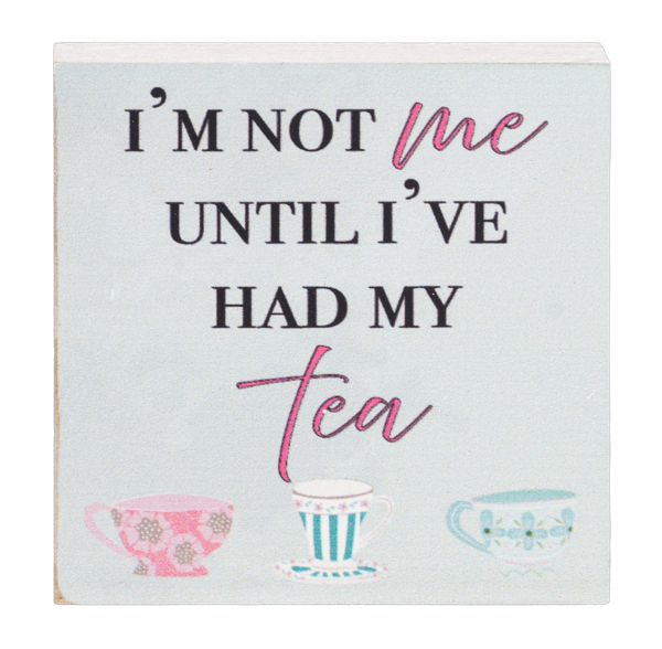 Decor - Block Talk - I'm not me until I've had my tea