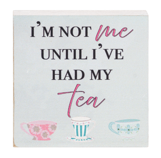 Decor - Block Talk - I'm not me until I've had my tea
