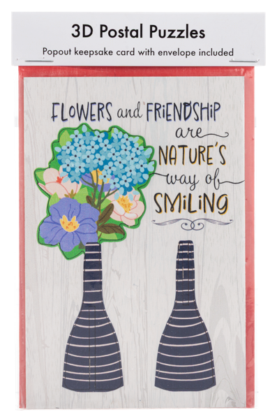 Greeting Card - 3D Postal Puzzle