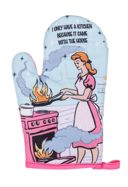Kitchen Talk Oven Mitt & Pot Holder