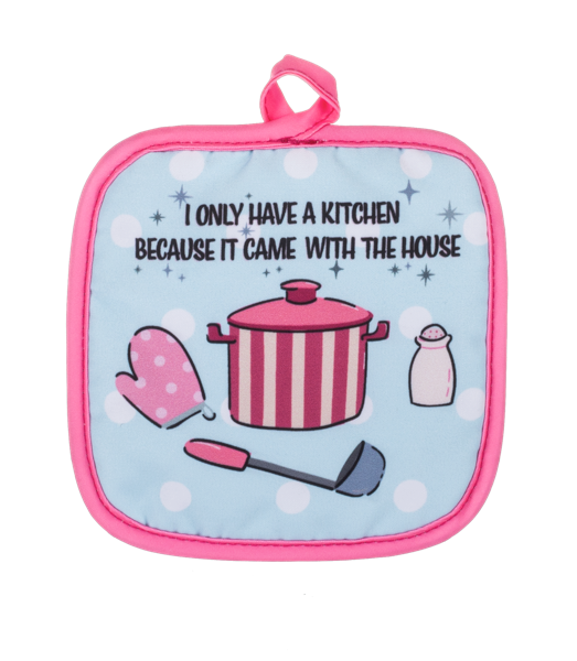 Kitchen Talk Oven Mitt & Pot Holder
